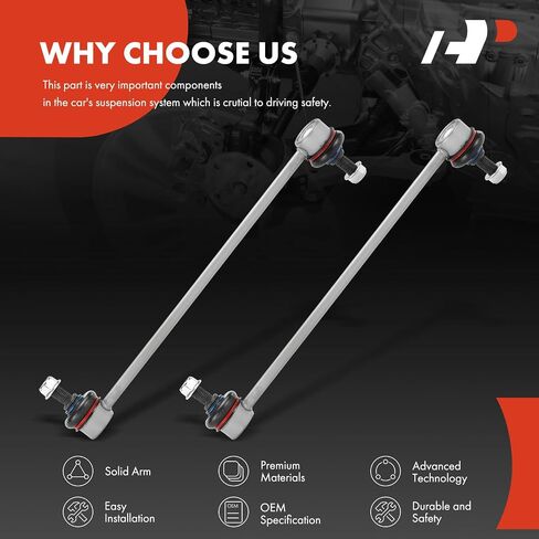 A-Premium 2 X Front Sway Bar Links Bar Bar Bar ، متوافقة مع Mazda 3 ، 3 Sport ، 2014 2015 2017 2017 2018 in Saudi Arabia
