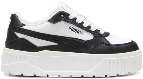 PUMA Kids Girls Karmen Ii Idol Lace Up Sneakers Shoes Casual - White in Saudi Arabia