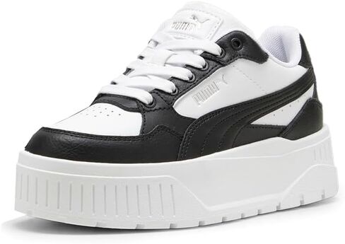 PUMA Kids Girls Karmen Ii Idol Lace Up Sneakers Shoes Casual - White in Saudi Arabia