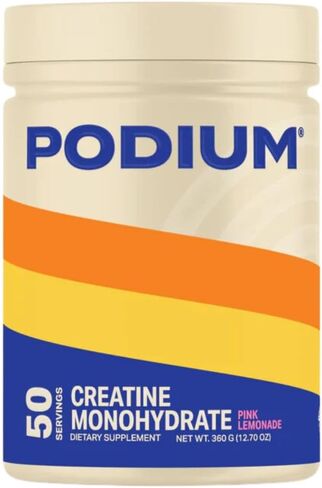 Podium Nutrition, Solos | Creatine Monohydrate, 50 Servings, Strawberry, Boost Athletic Performance in Saudi Arabia