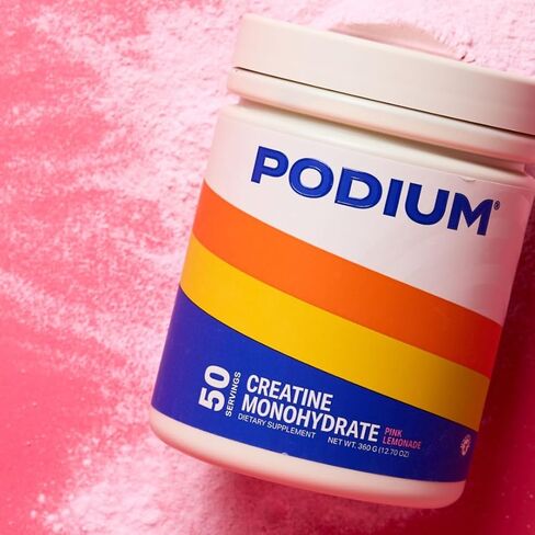 Podium Nutrition, Solos | Creatine Monohydrate, 50 Servings, Strawberry, Boost Athletic Performance in Saudi Arabia