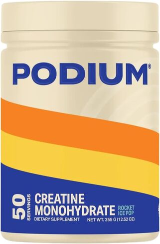 Podium Nutrition, Solos | Creatine Monohydrate, 50 Servings, Strawberry, Boost Athletic Performance in Kuwait