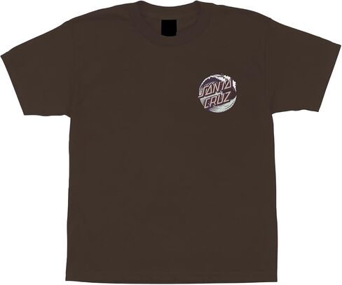 Santa Cruz Wave Dot S/S Midweight T-Shirt DK Chocolate SM Youth in Saudi Arabia