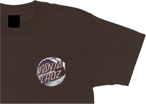 Santa Cruz Wave Dot S/S Midweight T-Shirt DK Chocolate SM Youth in Saudi Arabia