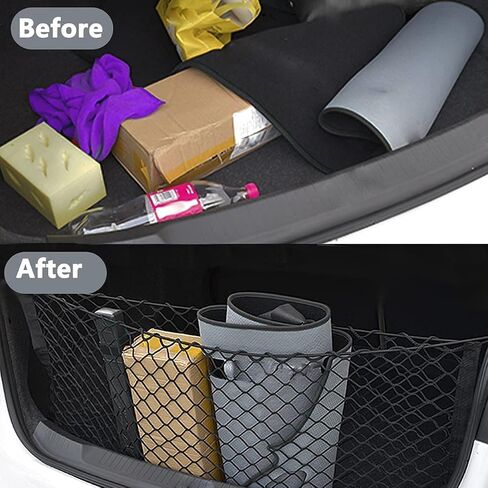 Envelope Style Automotive Elastic Trunk Mesh Cargo Net Compatible with 2017 2018 2019 2020 2021 2022 2023 2024 GMC ACADIA 84051443 in Saudi Arabia