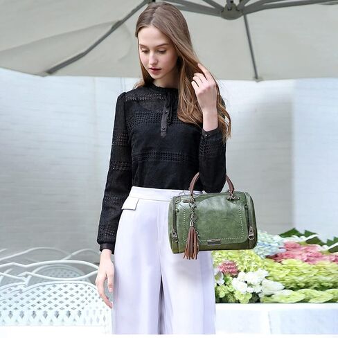 Porrasso Retro Handbag Women Crossbody Bag Ladies Bag Bagrack Pu Leather Leather Bag Bag Top-Bag in Saudi Arabia