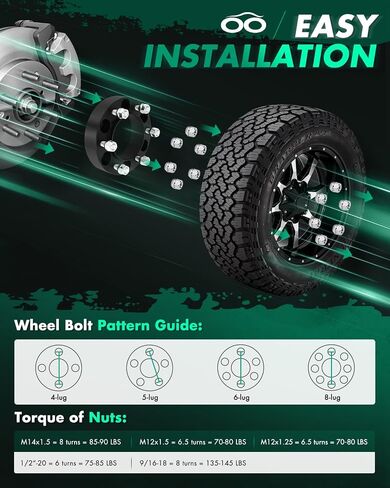 فواصل عجلة SCITOO مقاس 4X 1.5 بوصة محور مركزي 6x5.5 إلى 6x5.5 تناسب فواصل عجلة تندرا لفواصل عجلة FJ Cruiser لفواصل عجلة 4runner لفواصل عجلة سيكويا 2007-2015 in Saudi Arabia