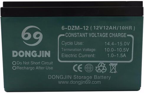12V 12Ah Motorcycle Battery Go Kart 6-DZM-12 SLA 10Hrs for Electric Scooter E Bike Razor Pit Dirt Bike ATV UTV Trike Golf Cart Quad Moped Maintenance Free Rechargeable Powersports Battery (3 Pack) in Saudi Arabia