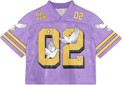 مراوغة الرجال y2k mesh v neck jersey قمصان نصف الأكمام مخططة رقم الرسوم البيانية قمم الرياضة in Kuwait