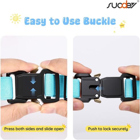 SUOSDEY Kids Elastic Adjustable Belt Easy Clasp Alloy Buckle Stretch Belt Uniform Daily School Toddlers Boys Girls in Kuwait