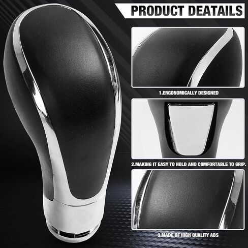XUKEY Gear Shifter Knob for Buick Verano 2012-2017 Shift Knob Leather Car Stick Lever Handle Shifter Head Transmission Gear Shift Lever Knob in Saudi Arabia