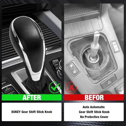 XUKEY Gear Shifter Knob for Buick Verano 2012-2017 Shift Knob Leather Car Stick Lever Handle Shifter Head Transmission Gear Shift Lever Knob in Saudi Arabia