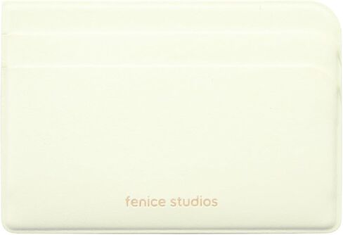 بطاقة الائتمان بطاقة مكتب Fenice Pocket Slim Simple Wallet Vegan Pu Leather Leather Leather Leath in Kuwait