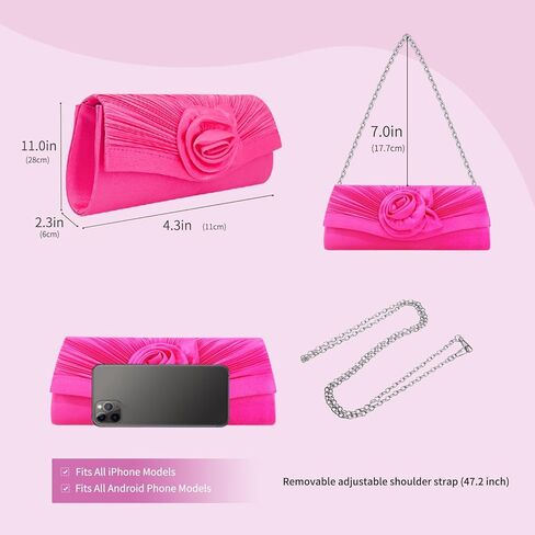 المحافظ الأزهار مخلب للنساء مخلب مساء حقيبة حفلة موسيقية حقائب العروس محفظة in Kuwait