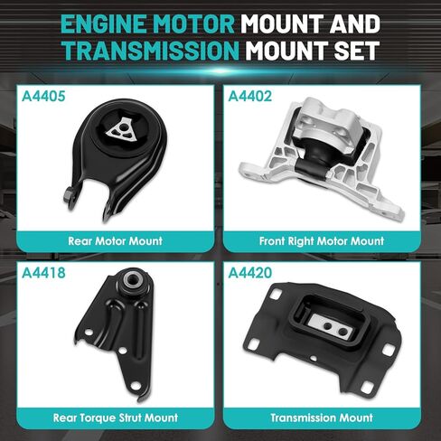 محرك المحرك جبل عزم الدوران دعامة جبل مجموعة من 3 تناسب مازدا 3 2.0L 2014-2018، لمازدا 6 2.5L 2014-2017، CX-5 2014-2016 محرك المحرك عبر مجموعة جبل # A4446 A4438 A4439 GHR939070A GHR939070B in Kuwait