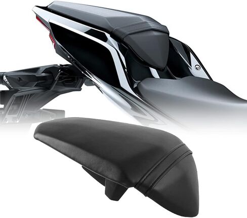 SLMOTO دراجة نارية للركاب الخلفي وسادة مقعد Pillion Pillion ملائمة لكاواساكي نينجا 400 EX400 2018-2023 Z400 2019-2024 أسود in Saudi Arabia