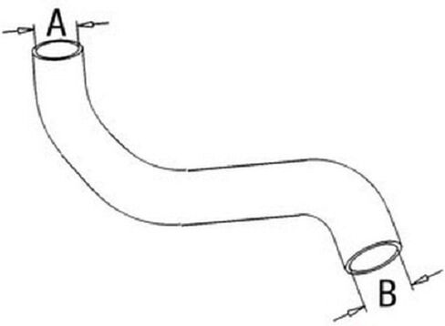RAParts 83927704 Lower Radiator Hose Fits Ford 535 545 5000 5100 5600 5610 5700 5900 6600 6610 7000 7100 7200 7600 in Saudi Arabia