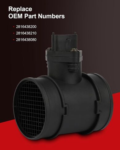 Mass Air Flow Sensor Compatible for Dodge for Attitude 1.6L 2006-2007 for Hyundai for Accent 1.6L 2006, Direct Replacement MAF Sensor 2816438200 2816438080 in Saudi Arabia