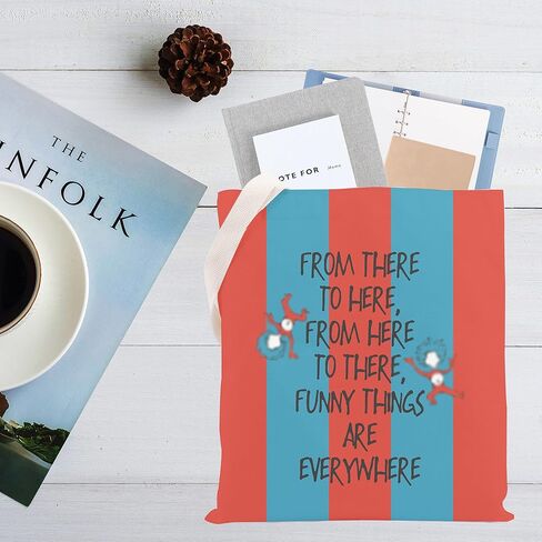 CMNIM هدايا سيوسيكال سيوس كتاب حمل شيء الهدايا الموسيقية لمحبي الأشياء المضحكة في كل مكان حمل حقيبة القراءة هدايا المعلم in Kuwait