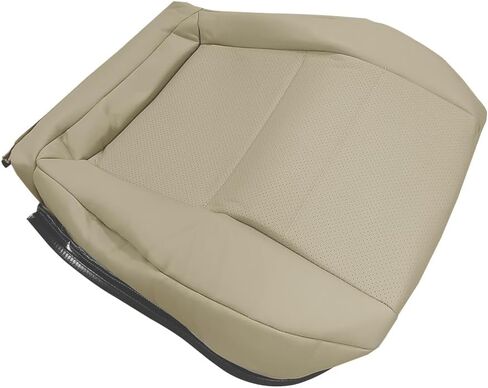 Driver Side Bottom Replacement Leather Seat Cover Tan Compatible with Mercedes Benz GLK250 280 300 350 2008-2015 (for Sport Seat Only) in Saudi Arabia