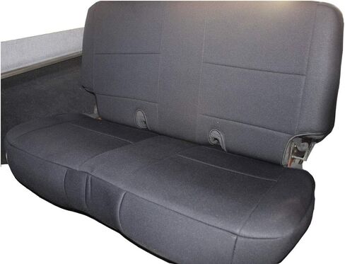 GEARFLAG Custom-Fit Neoprene Seat Covers for Wrangler YJ 1987-1996 - Full Set Waterproof Dirt-Proof - Ultimate Protection for Front and Rear Wrangler Seats - (Black) in Saudi Arabia