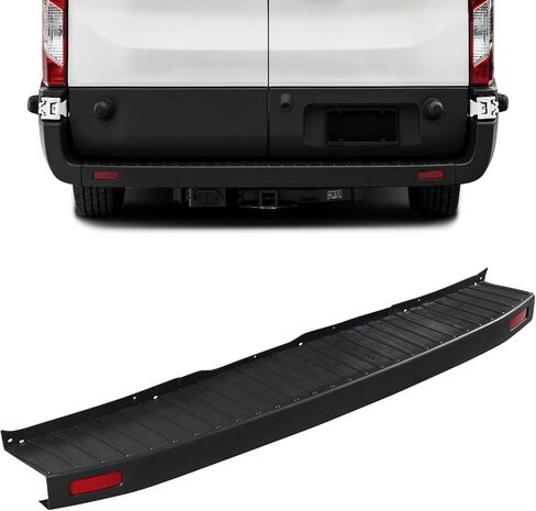 Rear Bumper Cover Top Pad and Left Right End Caps Fit for Ford Transit 150/250/350/350 HD 2015-2022 Rear Bumper Side End Cap Cover and Step Plate with Reflectors FO1105137 in Saudi Arabia