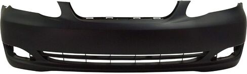FITPARTS متوافقة مع غلاف الوفير الأمامي Fascia 2005-2008 Toyota Corolla Ce Le Le Sedan 05-08. تم تحضيره الجديد بدون ثقوب مستشعر ، مع ثقوب ضباب الضباب. TO1000297 521190Z938 2006 2007 in Saudi Arabia