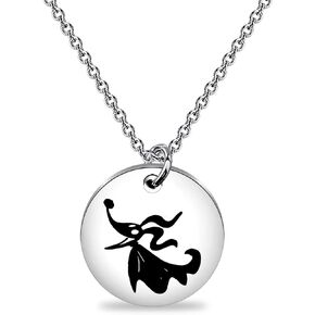 ENSIANTH Horror Movie Inspired Gift Zero Ghost Dog Necklace Christmas GIft in Kuwait