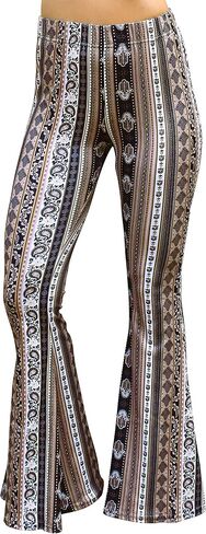 Daisy Del Sol Comfy Lightweight Stretch Vintage Palazzo 70s Bell Bottom Flare Lounge Yoga Pants in Kuwait