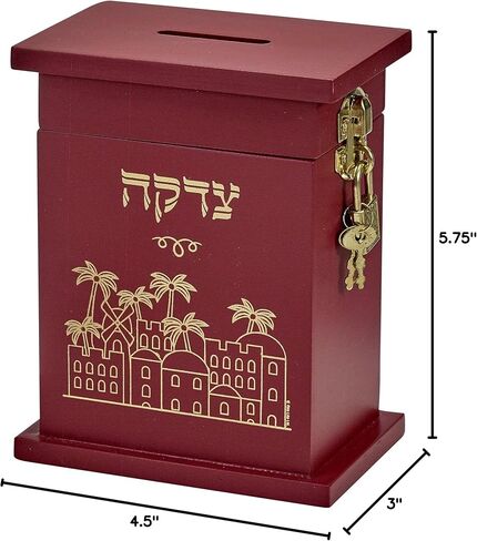 طقوس لايت 7 أيام من الإبداعات السيراميك الخيرية Tzedakah مربع للأطفال والكبار على حد سواء السبت 5.00 "ح in Kuwait