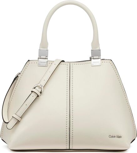 Calvin Klein Granite Geometric Satchel – 2 in 1, Vegan Leather, 2 Pockets in Kuwait