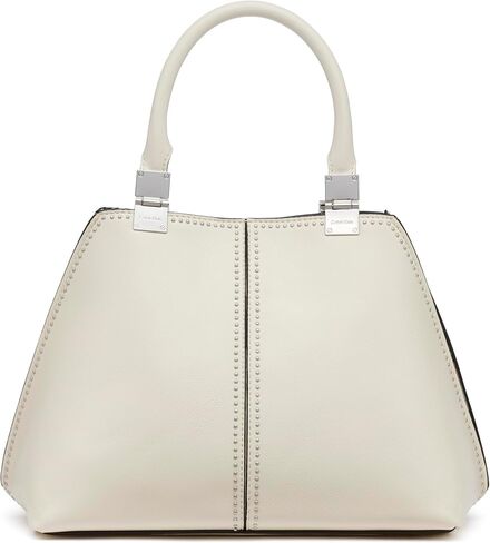 Calvin Klein Granite Geometric Satchel – 2 in 1, Vegan Leather, 2 Pockets in Kuwait
