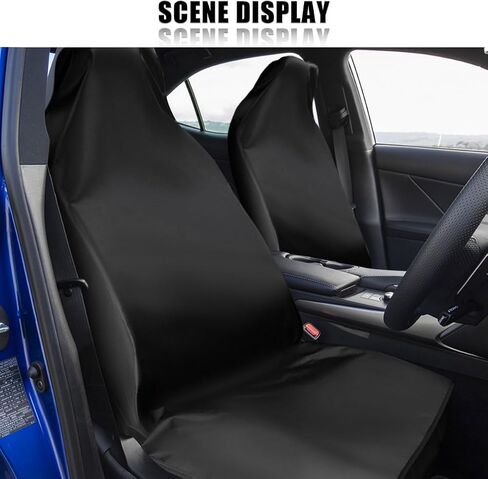 Car Seat Cover Protector, Waterproof Stain Resistant Auto Front Seat Protectors, Universal Dustproof Vehicle Interior Seats Covers for Cars, SUVs, Trucks (1PC/Front) in Saudi Arabia