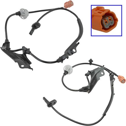 TRQ Front ABS Wheel Speed Sensor Set Compatible with 2004-2008 Acura TSX 2003-2007 Honda Accord in Saudi Arabia
