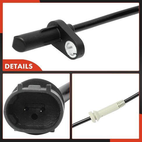 A-Premium Front Side ABS Wheel Speed Sensor Compatible with BMW Models - 530e 2018-2020, 530i, 540i xDrive, 640i xDrive Gran Turismo, 740e xDrive, 740i, 750i xDrive, M5, M550i xDrive, M760i xDrive in Saudi Arabia