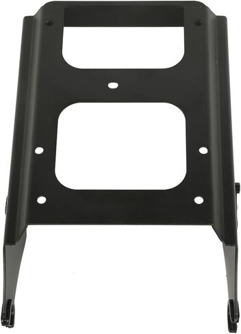 XFMT 5.5 "Razor Tour Pack Trunk W/Backrest Pad & Black Two-Up Mount Rack for Harley Touring Road King Street Glide Glide Electra Glide 2009-2013 in Saudi Arabia