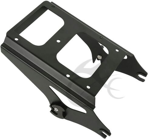 XFMT 5.5 "Razor Tour Pack Trunk W/Backrest Pad & Black Two-Up Mount Rack for Harley Touring Road King Street Glide Glide Electra Glide 2009-2013 in Saudi Arabia