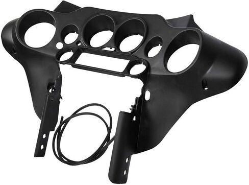 TCT-MOTORPARTS BATWING INNER & OUTER COWL FAIRING FIT for Harley Touring Electra Street Glide 1996-2013 FLHT FLHTC FLHTCU FLHX Black 2012 2011 2006 2005 2005 2003 2003 2002 in Kuwait