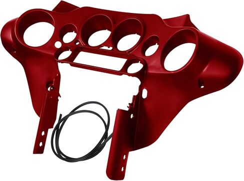 TCT-MOTORPARTS BATWING INNER & OUTER COWL FAIRING FIT for Harley Touring Electra Street Glide 1996-2013 FLHT FLHTC FLHTCU FLHX Black 2012 2011 2006 2005 2005 2003 2003 2002 in Kuwait