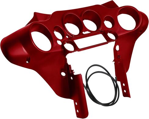 TCT-MOTORPARTS BATWING INNER & OUTER COWL FAIRING FIT for Harley Touring Electra Street Glide 1996-2013 FLHT FLHTC FLHTCU FLHX Black 2012 2011 2006 2005 2005 2003 2003 2002 in Kuwait