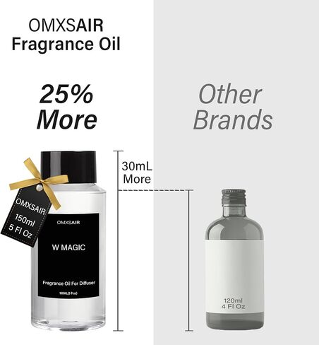 24K Magic Hotel Collection Diffuser Oil والروائح المنزلية الفاخرة - زيت ناشر سحري 24K 150 مل - الحمضيات والبرغموت والياسمين - زيت ناشر الروائح العلاجية - زيوت عطرية سحرية 24K للناشر in Kuwait