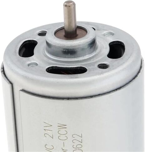 RS550 High Torque Brush Motor 10.8-25V 60W محرك حفر كهربائي مع محامل الكرة المزدوجة ضوضاء منخفضة لاستبدال مفك البراغي (18V-27000 دورة في الدقيقة) in Saudi Arabia