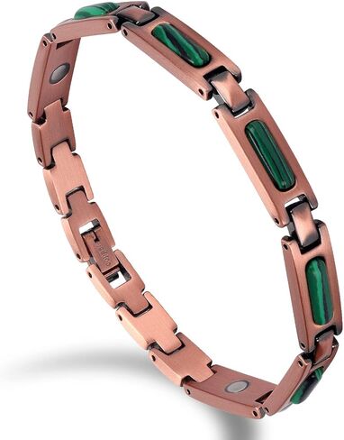 سوار مغناطيسي نقي النحاس النقي للنساء والرجال سوار قابل للتعديل in Kuwait