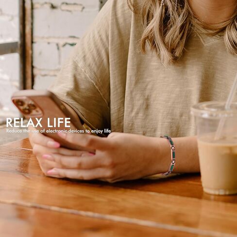 سوار مغناطيسي نقي النحاس النقي للنساء والرجال سوار قابل للتعديل in Kuwait