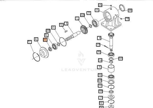 Woods 20901 Gearbox Input Seal Compatible with Rounded Gearboxes RD & XT Models in Saudi Arabia