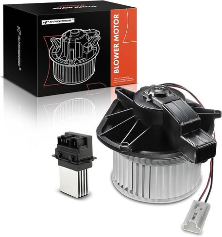 A-Premium HVAC Heater Blower Motor ومجموعة المقاوم المتوافقة مع سيارات Jeep & Dodge-Liberty 2010-2012 ، Nitro 2007-2011-الجانب الأمامي ، مجموعة 2-PC ، استبدل# 4885482ab ، 68038199aa in Saudi Arabia