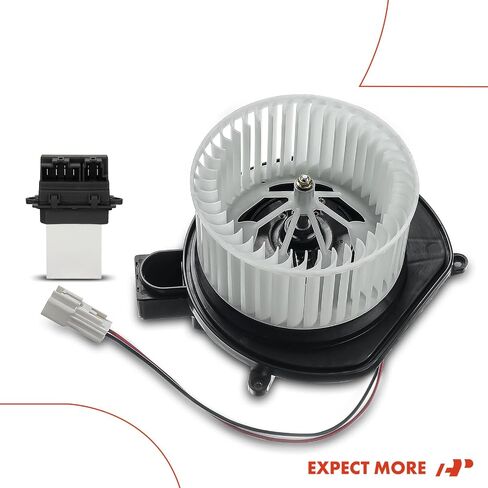 A-Premium HVAC Heater Blower Motor ومجموعة المقاوم المتوافقة مع سيارات Jeep & Dodge-Liberty 2010-2012 ، Nitro 2007-2011-الجانب الأمامي ، مجموعة 2-PC ، استبدل# 4885482ab ، 68038199aa in Saudi Arabia