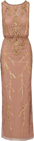 Adrianna Papell Women's Bead Blouson Long Dress in Saudi Arabia