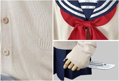 Anime Sailor Cosplay Costume Japanese School JK Uniform Dress Full Set for Halloween in Saudi Arabia