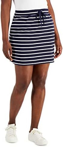 Karen S Women's Striped Pull-On Skort in Saudi Arabia
